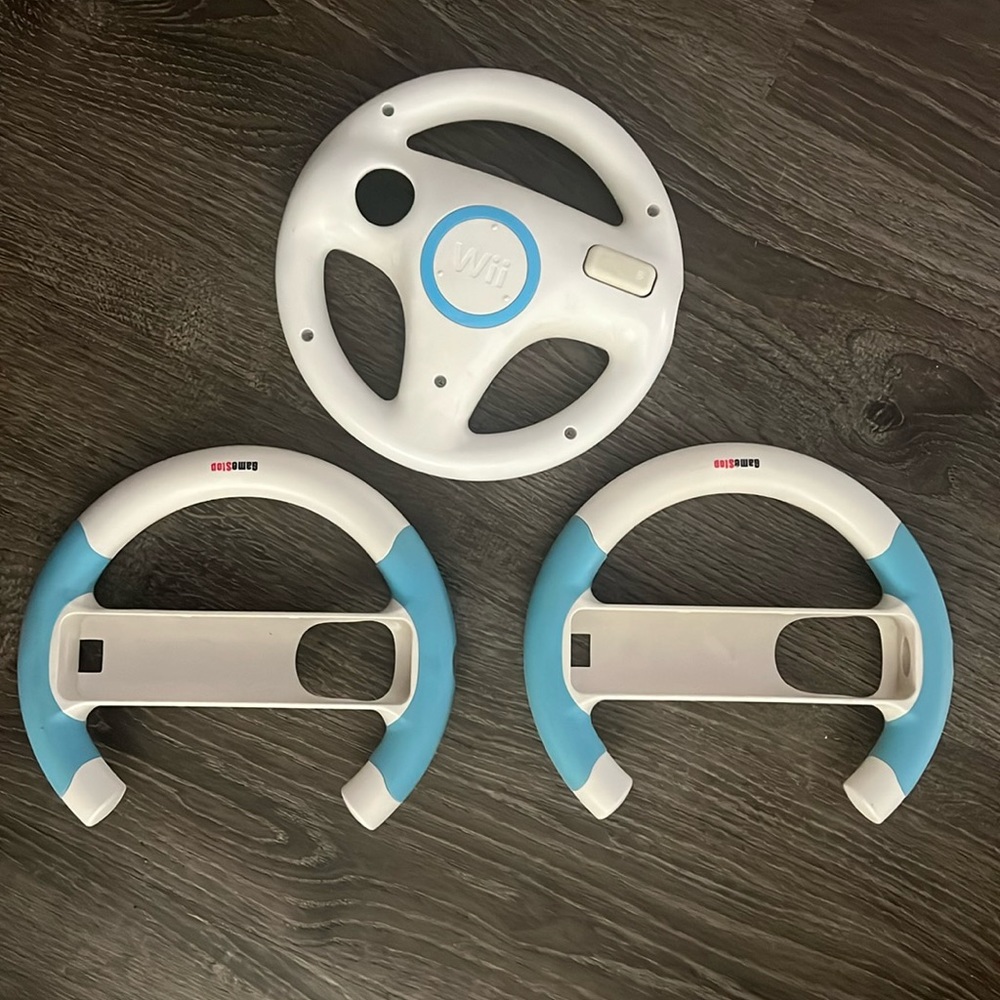 Set of 3 Wii Steering Wheels